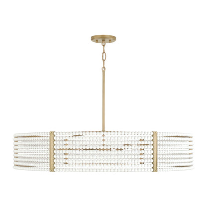  Brynn 6-Light Chandelier In Aged Brass Painted