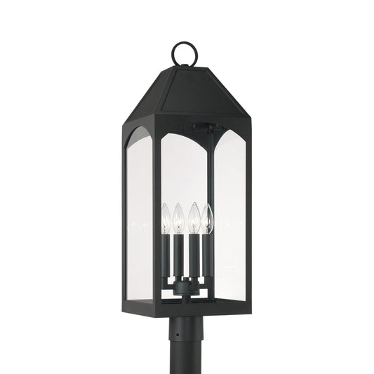  Burton 4-Light Outdoor Post Lantern In Black
