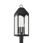  Burton 4-Light Outdoor Post Lantern In Black