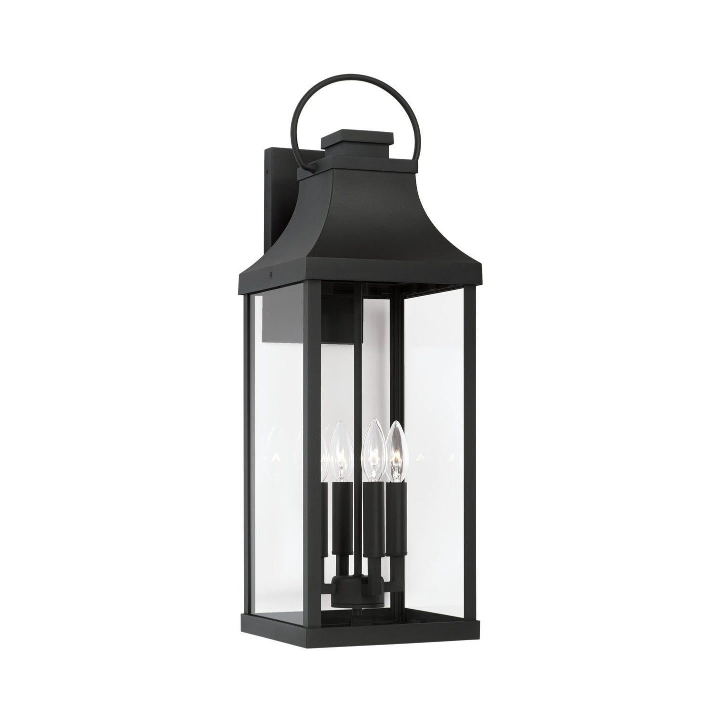  Bradford 4-Light Outdoor Wall Lantern In Black