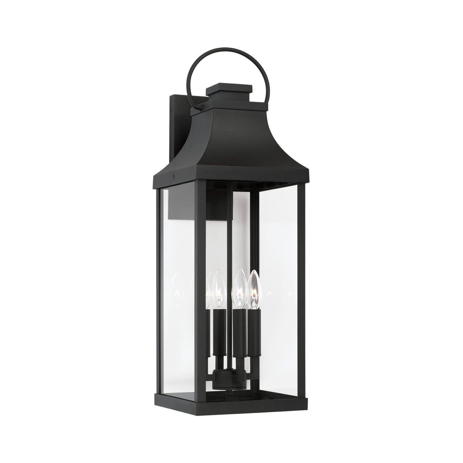  Bradford 4-Light Outdoor Wall Lantern In Black