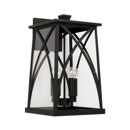  Marshall 4-Light Outdoor Wall Lantern In Black