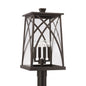  Marshall 4-Light Outdoor Post Lantern In Oiled Bronze