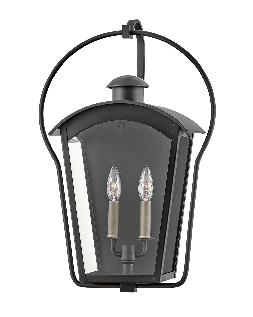  Yale Two Light Wall Mount In Black