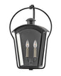  Yale Two Light Wall Mount In Black