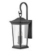  Bromley Three Light Wall Mount In Museum Black