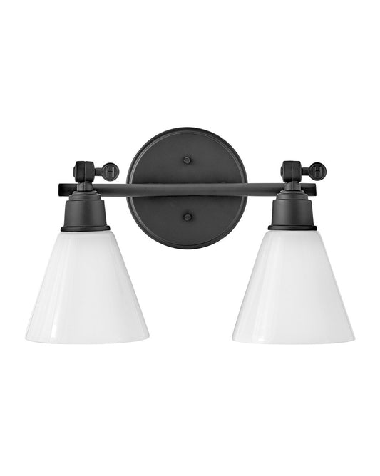  Arti Two Light Vanity In Black