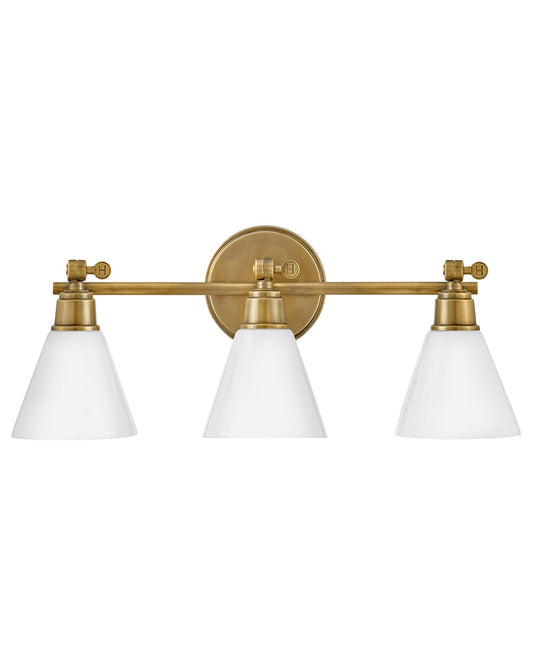  Arti Three Light Vanity In Heritage Brass