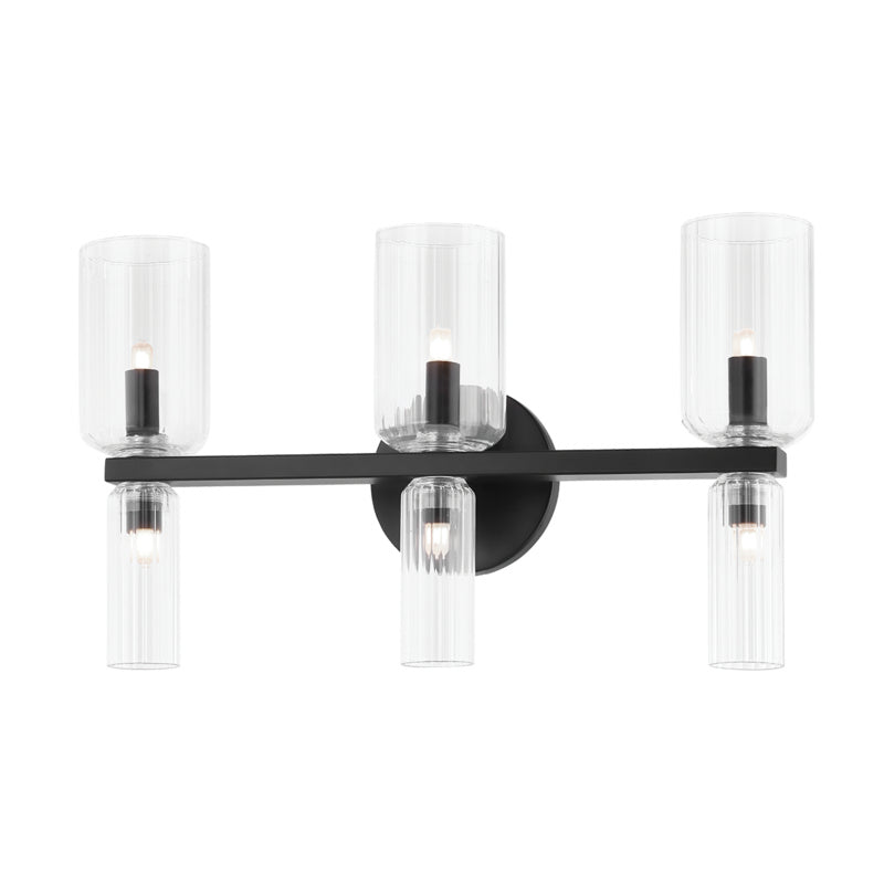 Tabitha LED Bath Bracket In Soft Black