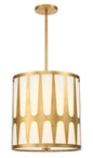  Royston 4-Light Pendant In Antique Gold