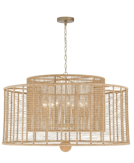  Jayna 12-Light Chandelier In Burnished Silver