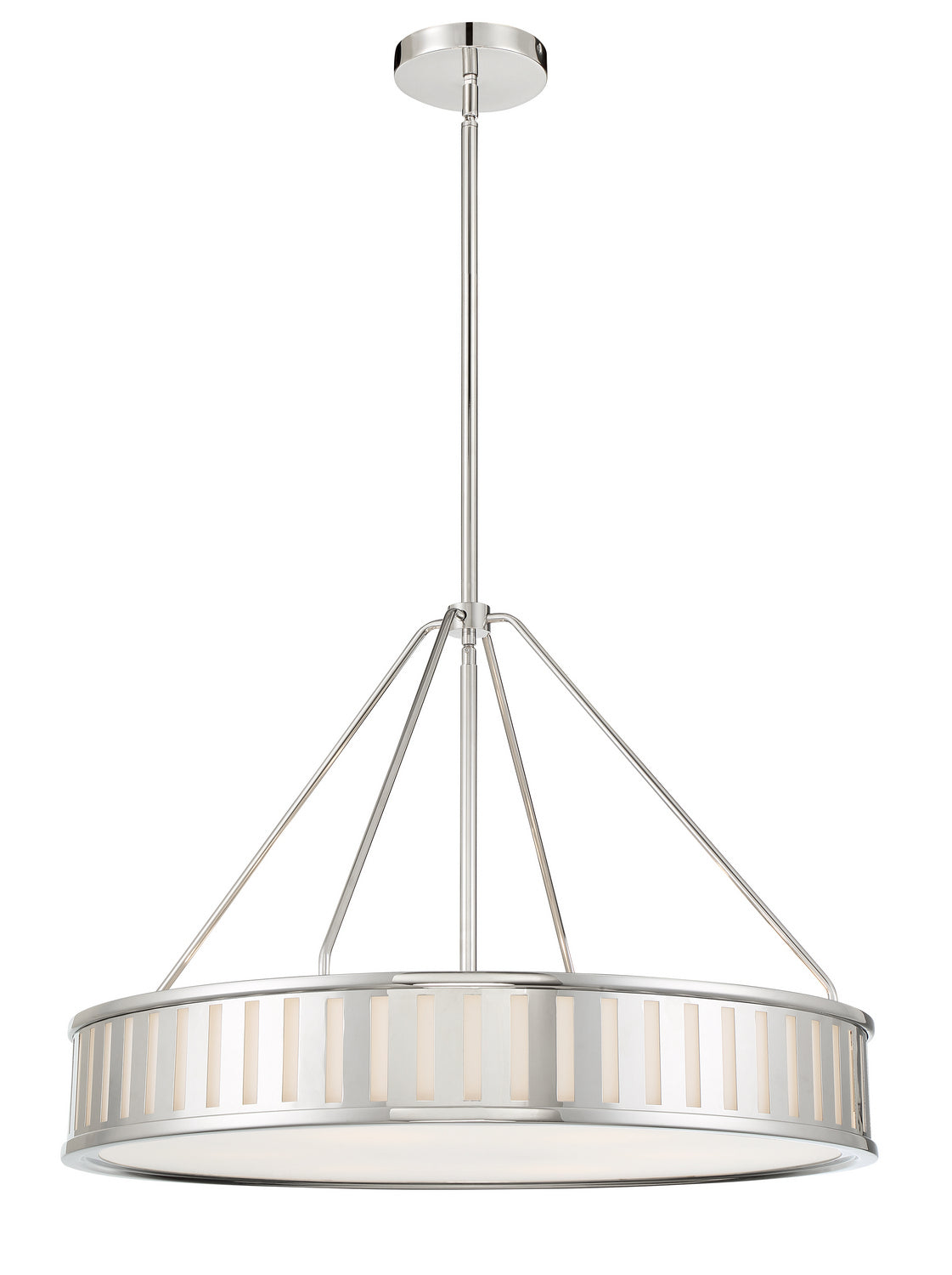  Kendal 6-Light Pendant In Polished Nickel