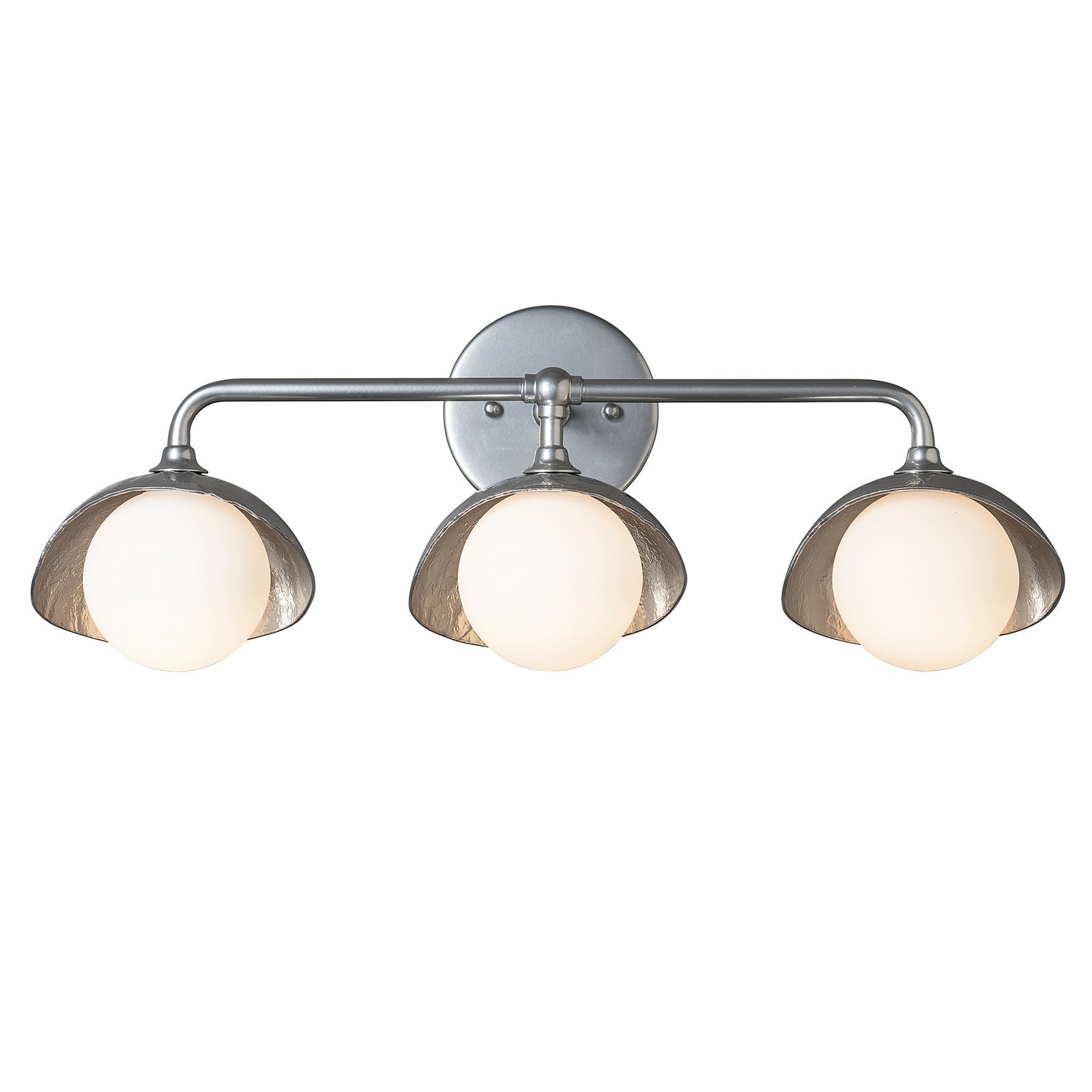  Brooklyn 3-Light Single Shade Bath Sconce In Sterling