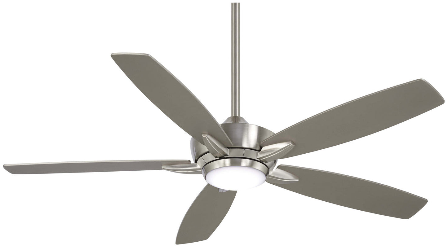  Kelvyn 52" Ceiling Fan In Brushed Nickel