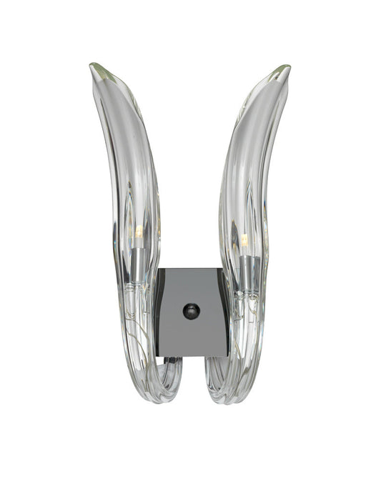  Cisne Two Light Wall Sconce In Polished Nickel