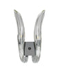  Cisne Two Light Wall Sconce In Polished Nickel