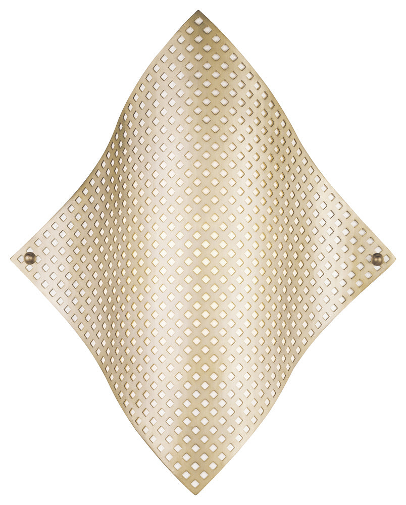  Grid 1-Light Wall Sconce In Sable Bronze Patina