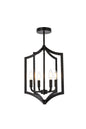  Kiera 4-Light Pendant In Black