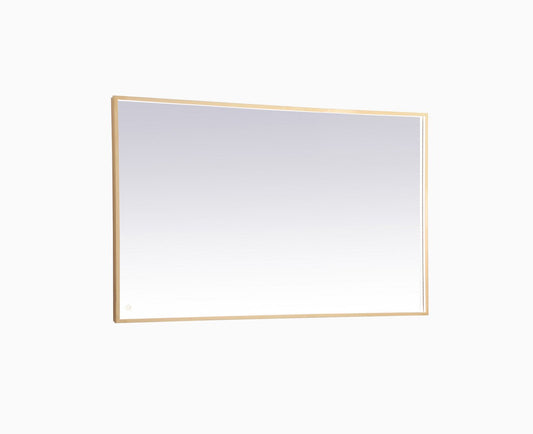  Pier LED Mirror In Brass