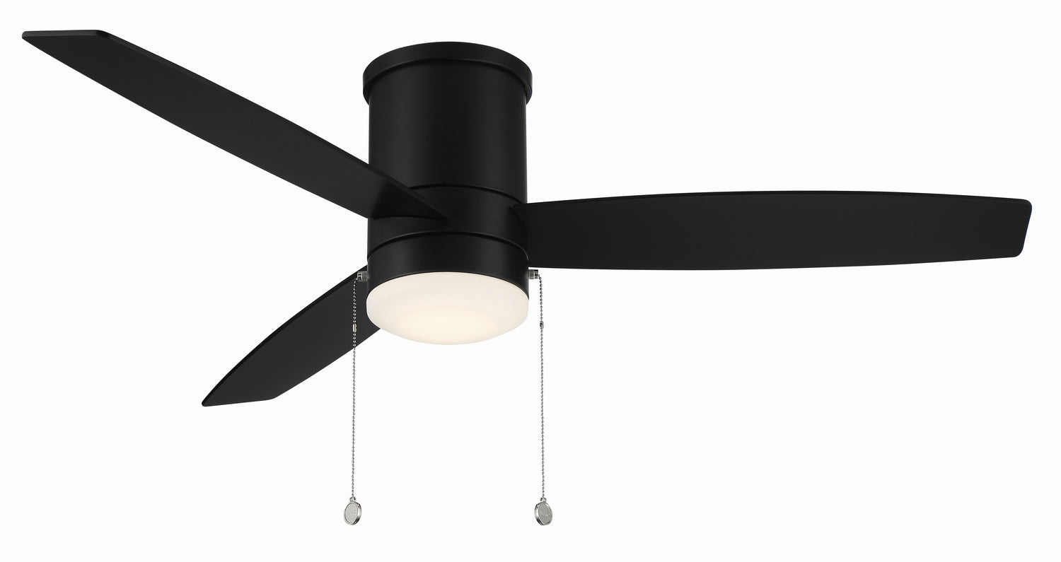  Atlantis 52" Ceiling Fan In Matte Black