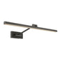  Reed LED Swing Arm Wall Lamp In Black