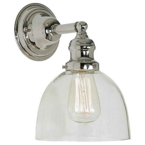  Central Park 1-Light Wall Sconce With 7" Glass Shade