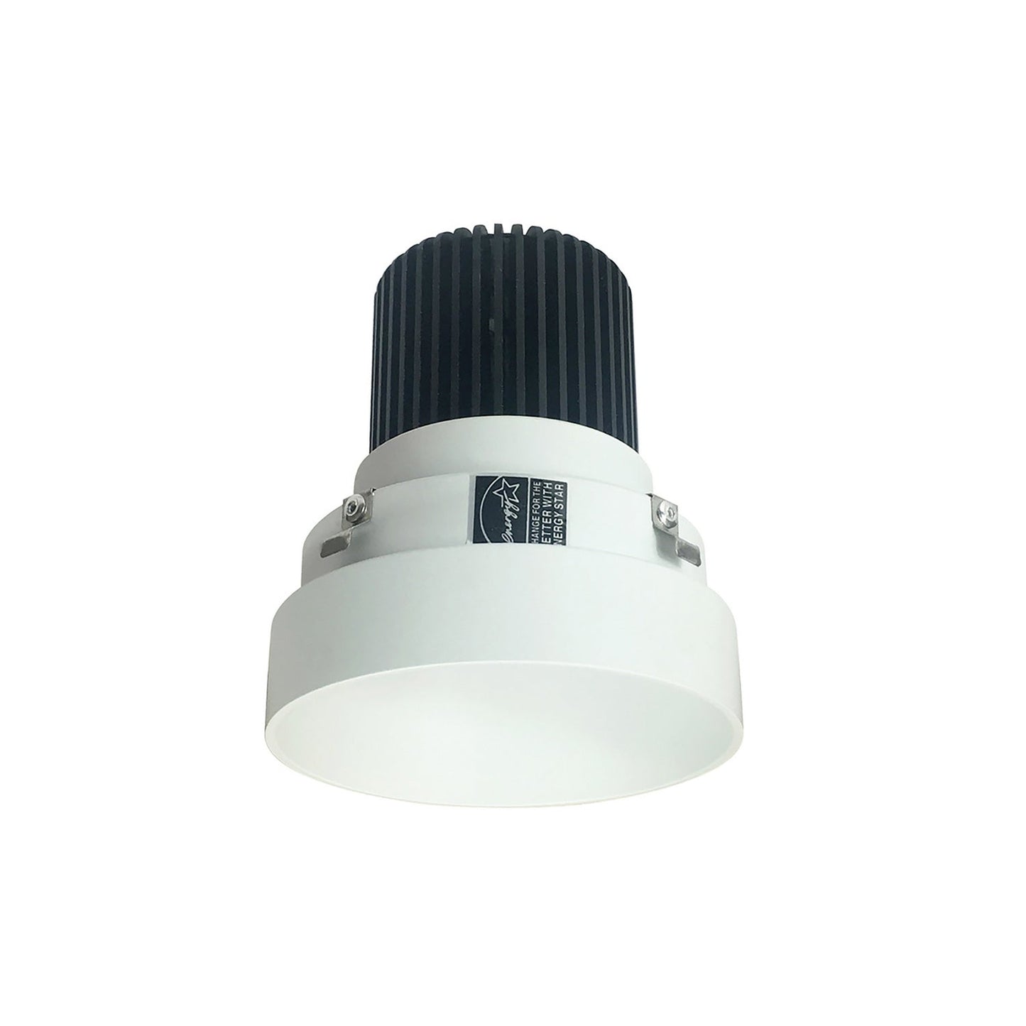  Iolite 4 Inch Round Trimless Non-Adjustable Reflector In Matte Powder White