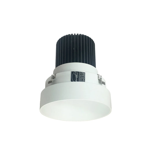  Iolite 4 Inch Round Trimless Non-Adjustable Reflector In Matte Powder White