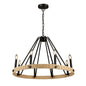  Perris 8-Light Chandelier In Black