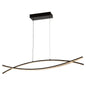  Nova LED Island Pendant In Black