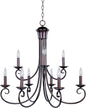Maxim Loft 9-Light Chandelier In Oil Rubbed Bronze