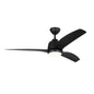  Avila Coastal 54" Ceiling Fan In Midnight Black