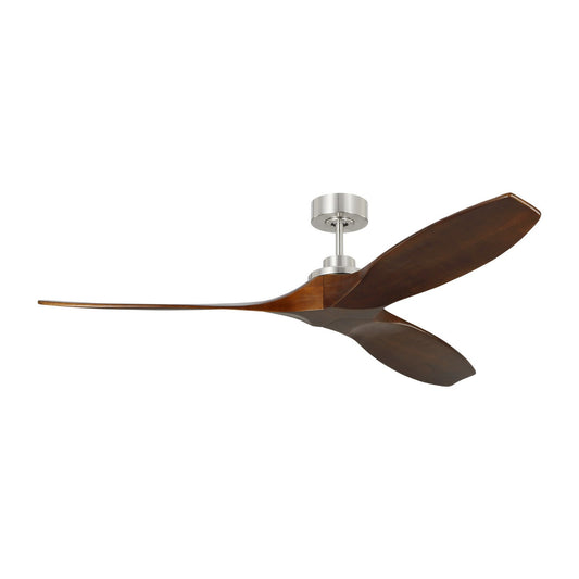  Collins Smart 60" Ceiling Fan In Brushed Steel