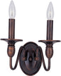 Maxim Towne 2-Light Wall Sconce In Oil Rubbed Bronze