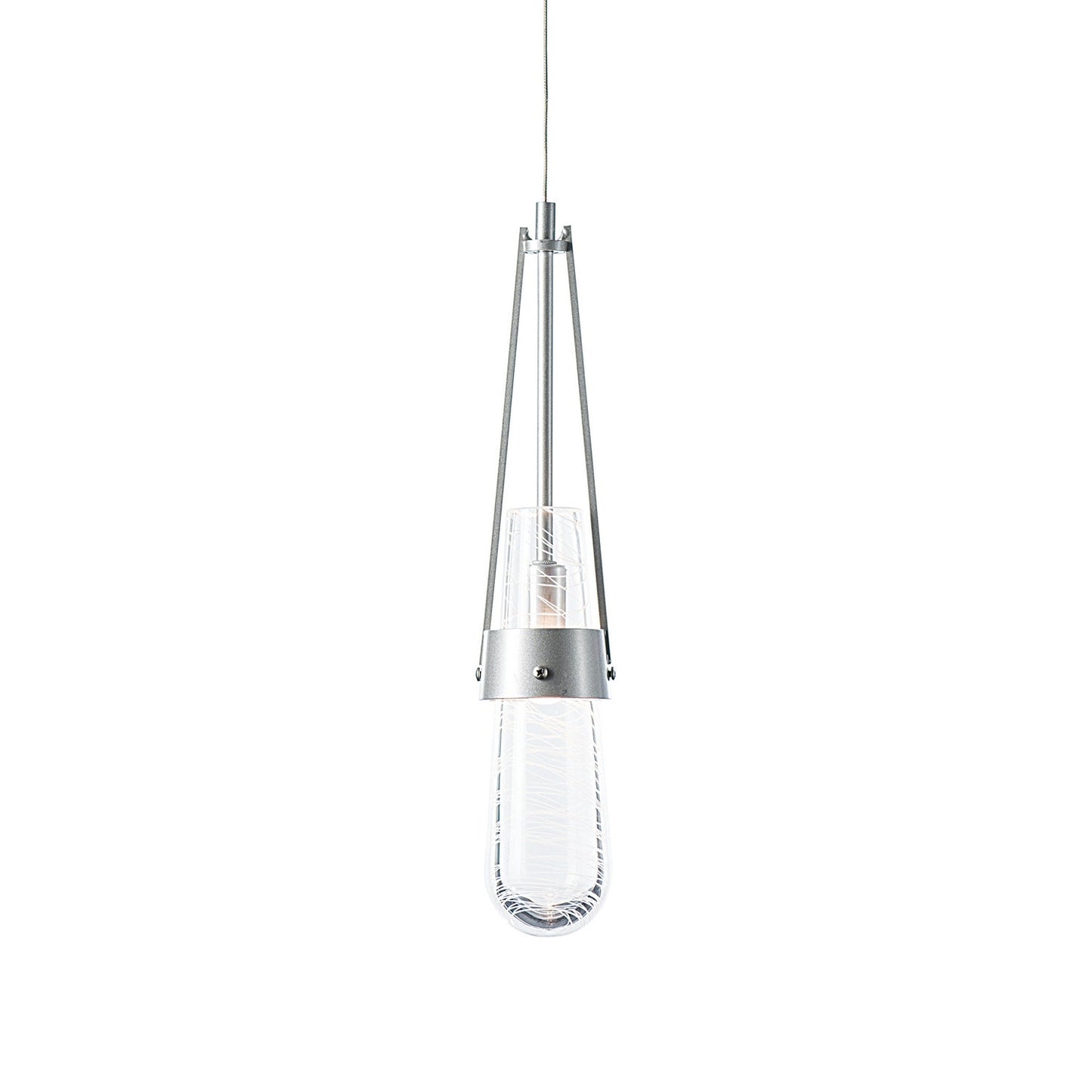  Link Blown Glass Low Voltage Mini Pendant