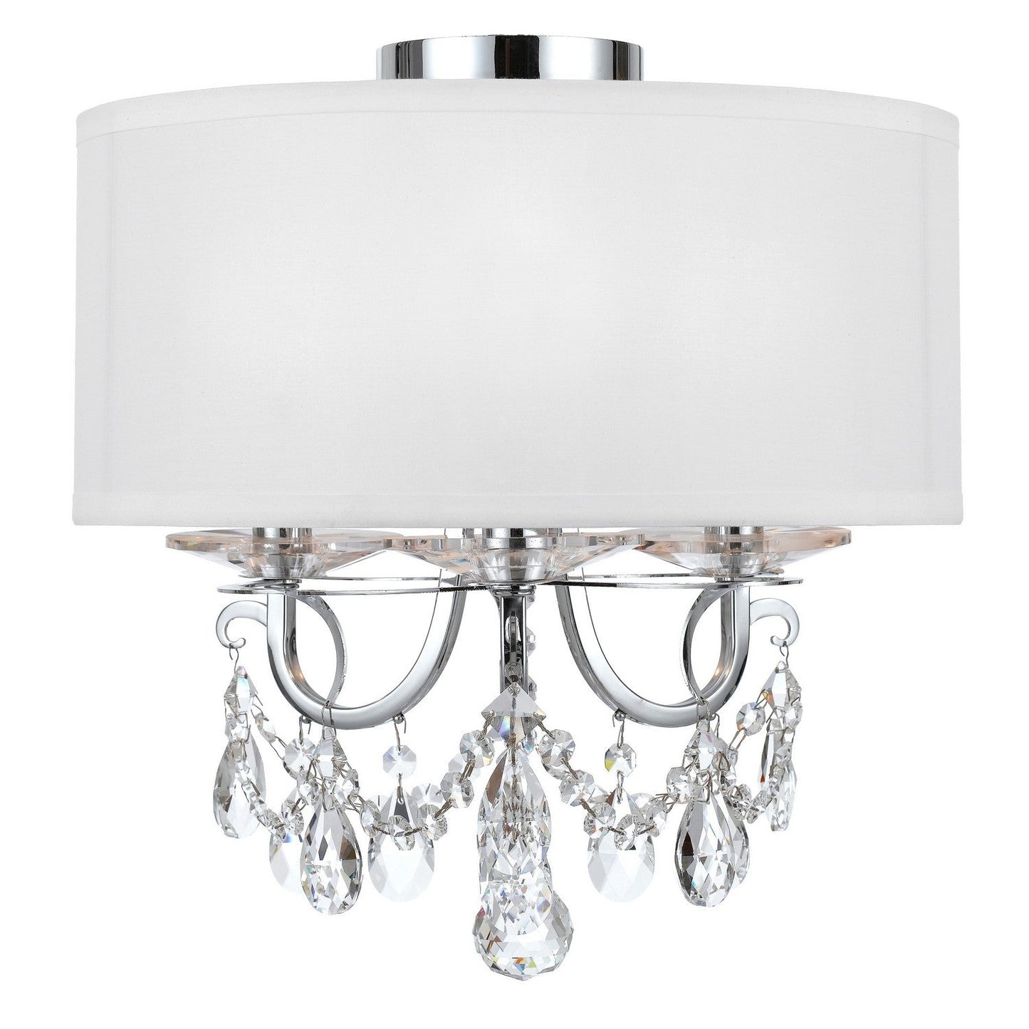  Othello 3-Light Ceiling Mount In Polished Chrome