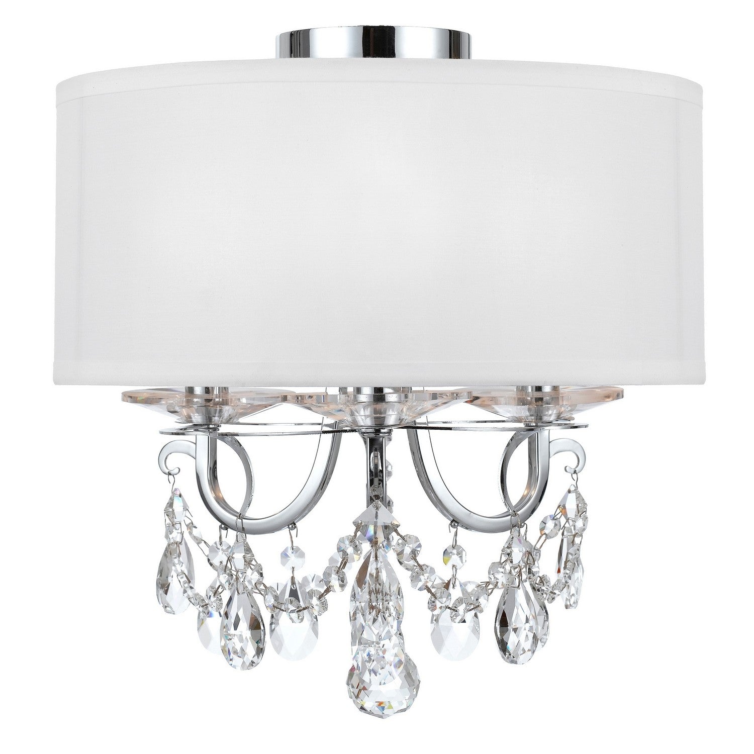  Othello 3-Light Ceiling Mount In Polished Chrome