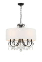  Othello 5-Light Chandelier In Matte Black