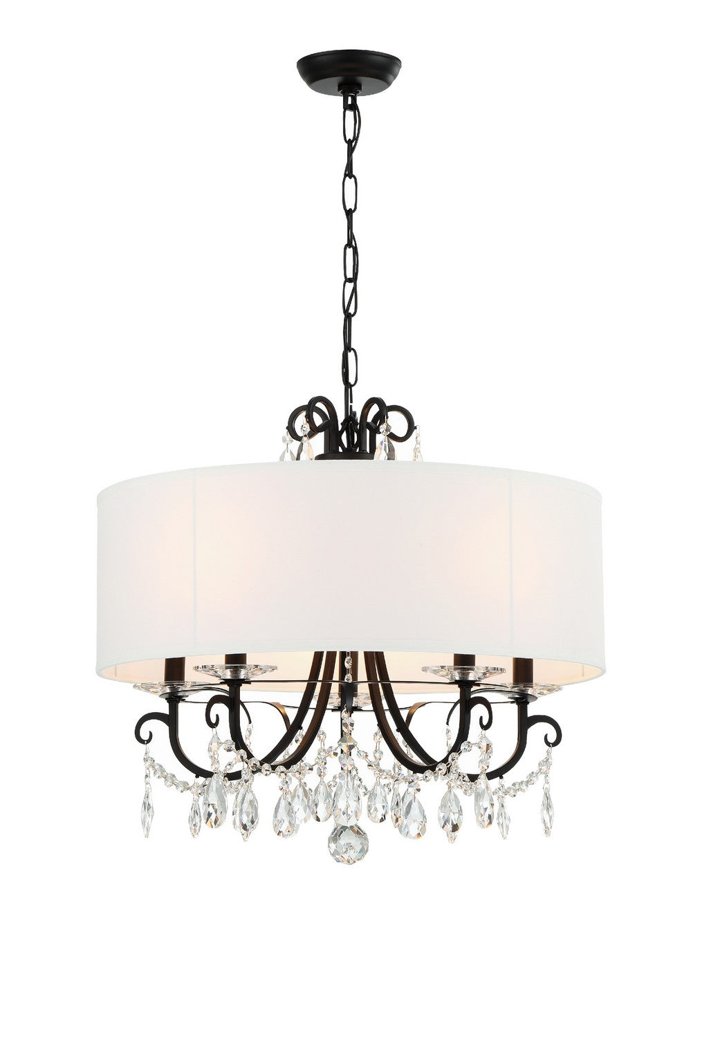  Othello 5-Light Chandelier In Matte Black