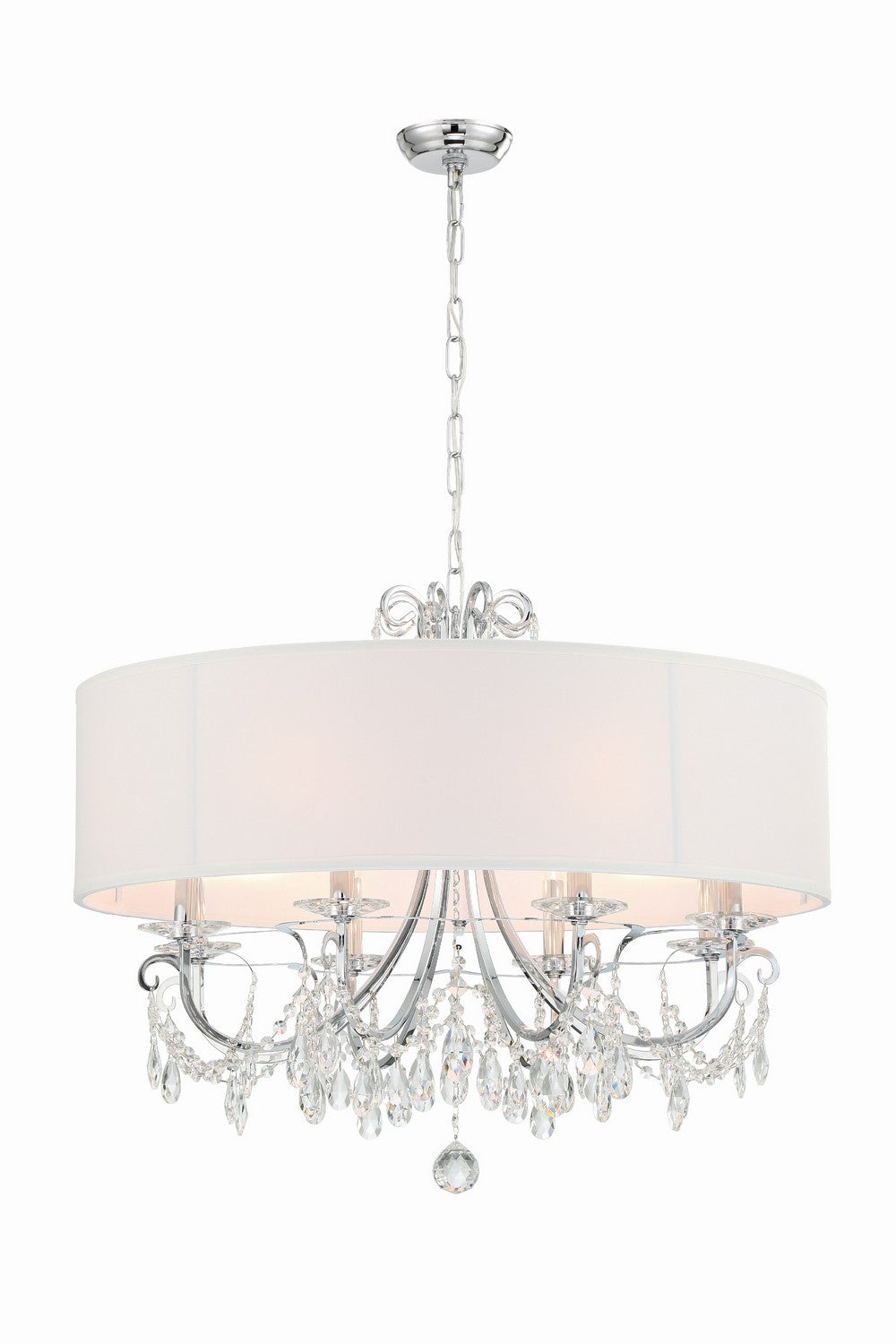  Othello 8-Light Chandelier In Polished Chrome
