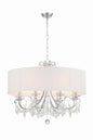 Othello 8-Light Chandelier In Polished Chrome