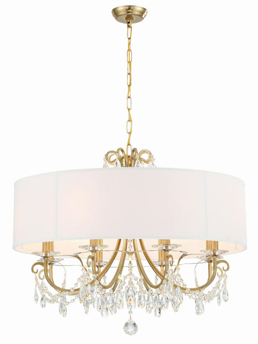  Othello 8-Light Chandelier In Vibrant Gold