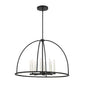  Abbott 8-Light Chandelier In Black