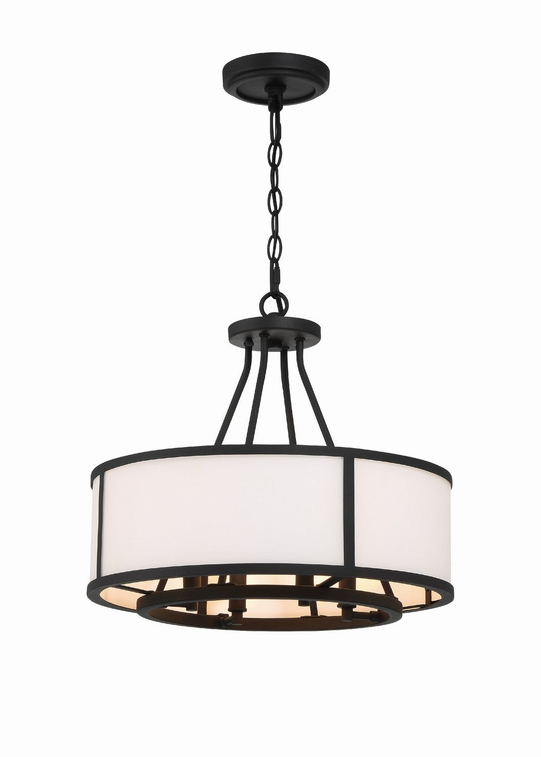  Bryant 4-Light Chandelier In Black Forged