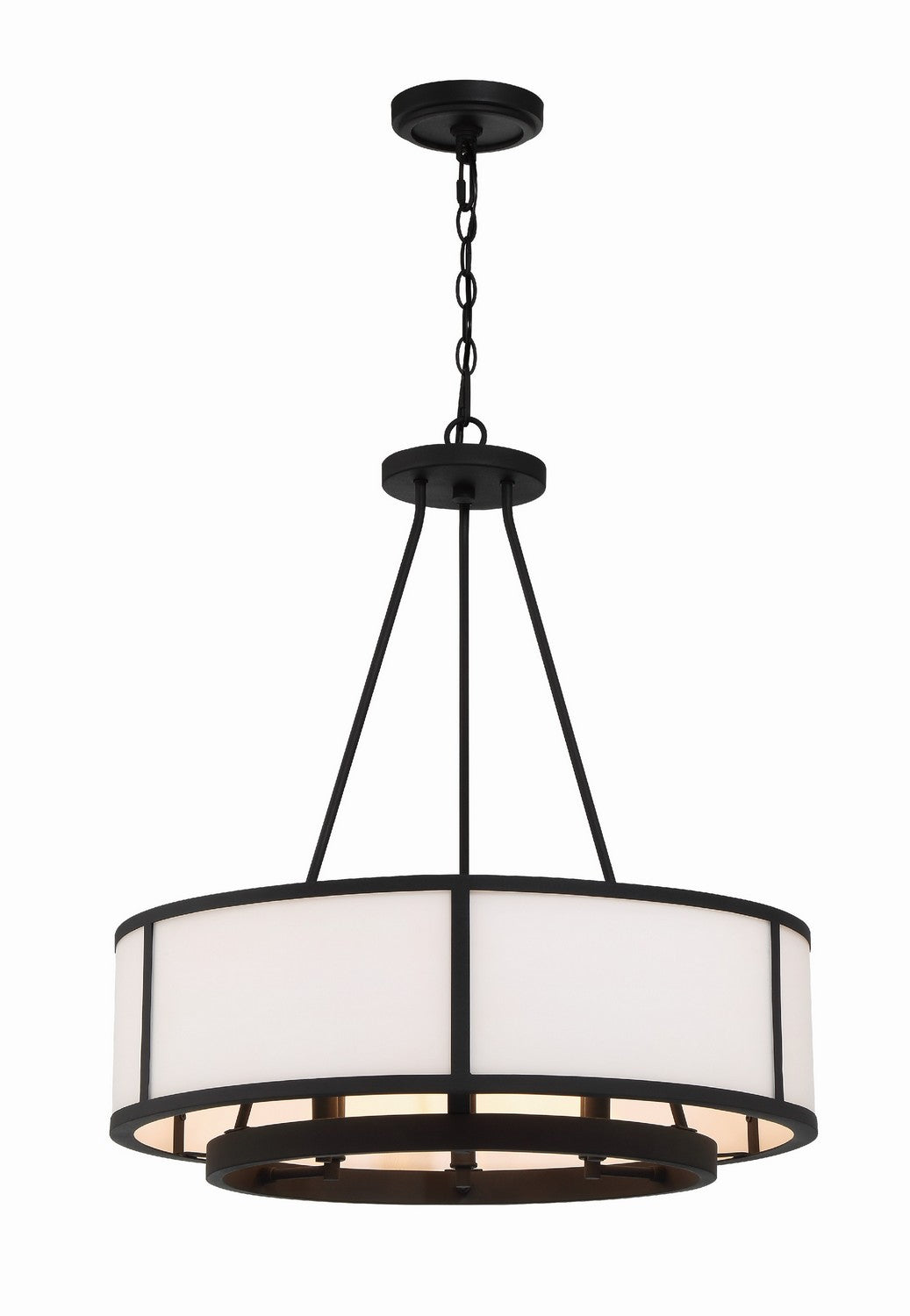  Bryant 6-Light Chandelier In Black Forged