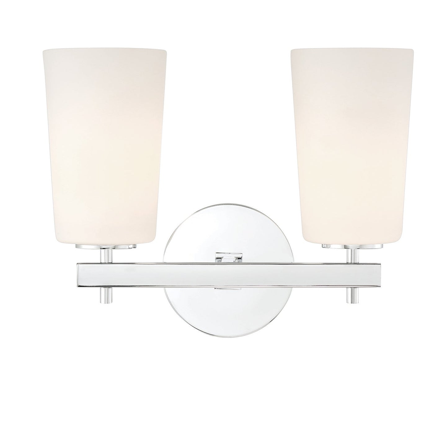  Colton 2-Light Wall Mount In Polished Chrome