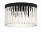  Emory 4-Light Ceiling Mount In Black Forged