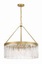  Emory 8-Light Chandelier In Modern Gold
