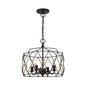  Zucca 4-Light Lantern In English Bronze & Antique Gold