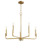  Tempo Chandelier In Aged Brass
